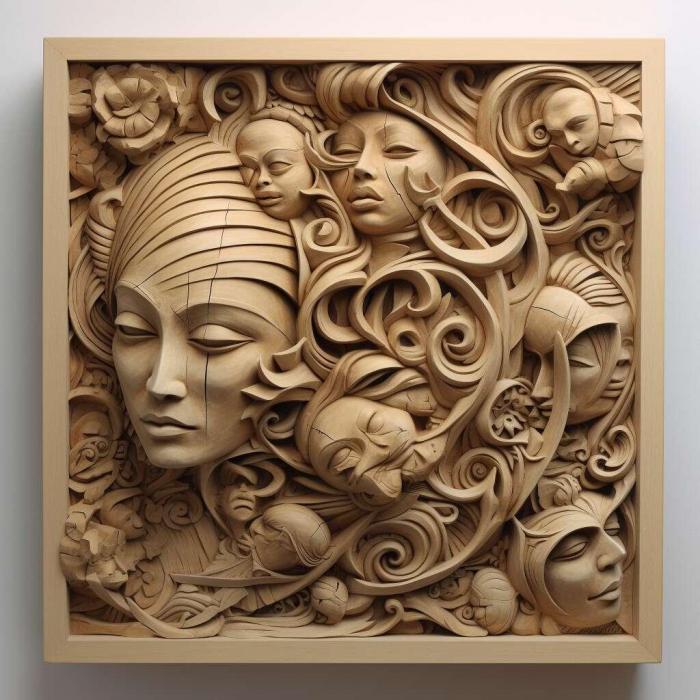 نموذج ثلاثي الأبعاد لآلة CNC 3D Art 